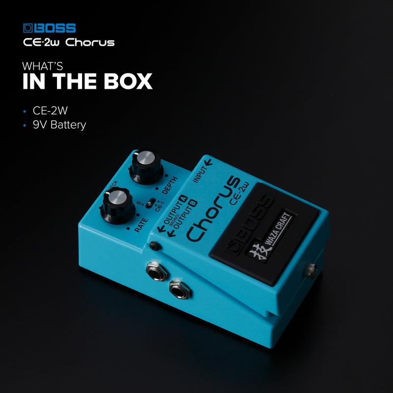 Pedal Chorus BOSS CE-2W Waza Craft Premium Circuito Analógico